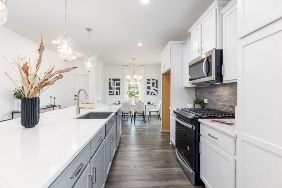 Representative furnished interior of a home built from the Abington by True Homes in Westbrook Falls, Colfax (Image 6).