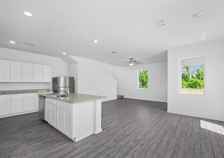 Spacious first level perfect for hosting