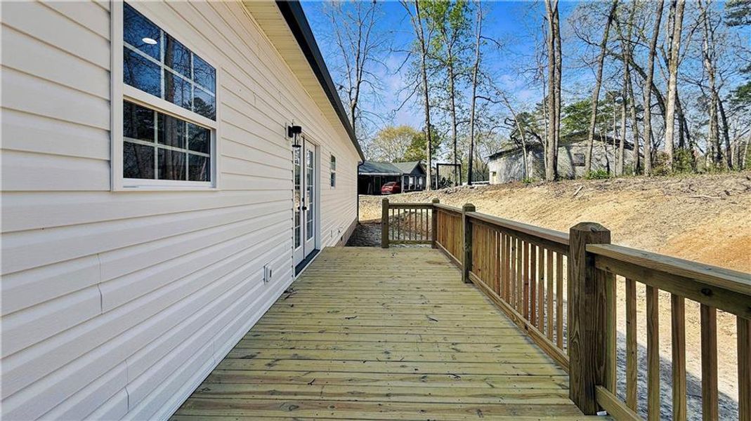 Exterior details and patio area of a home in , Calhoun (Image 17).