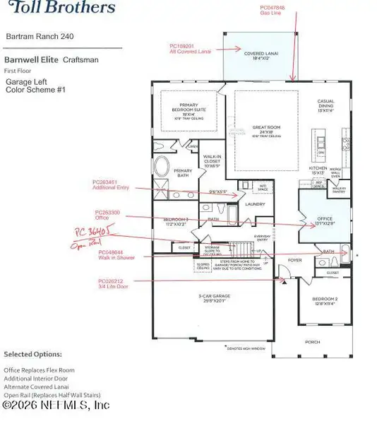 2D floor plan layout of this home in , St. Johns, FL (Image 3). 2D floor plan layout of this home in , St. Johns, FL (Image 3).