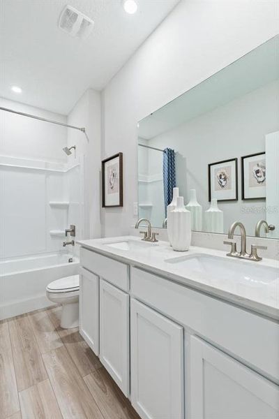 Furnished interior view inside a new home in Seminole Palms, Palm Coast (Image 15).