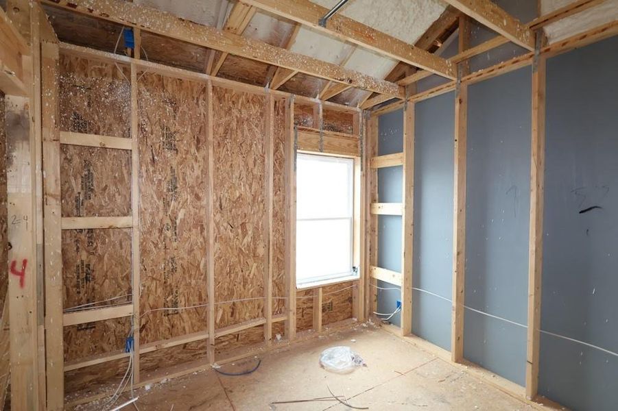 In-progress construction of a new home in Two Step Farm 42', Montgomery, TX (Image 5).