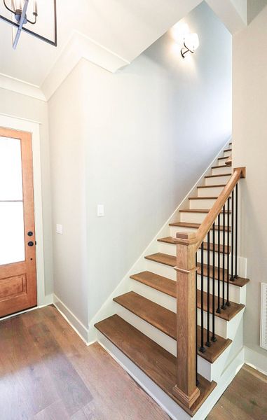 Spacious, unfurnished interior of a new home in Creekside, Cleveland (Image 18). Spacious, unfurnished interior of a new home in Creekside, Cleveland (Image 18).