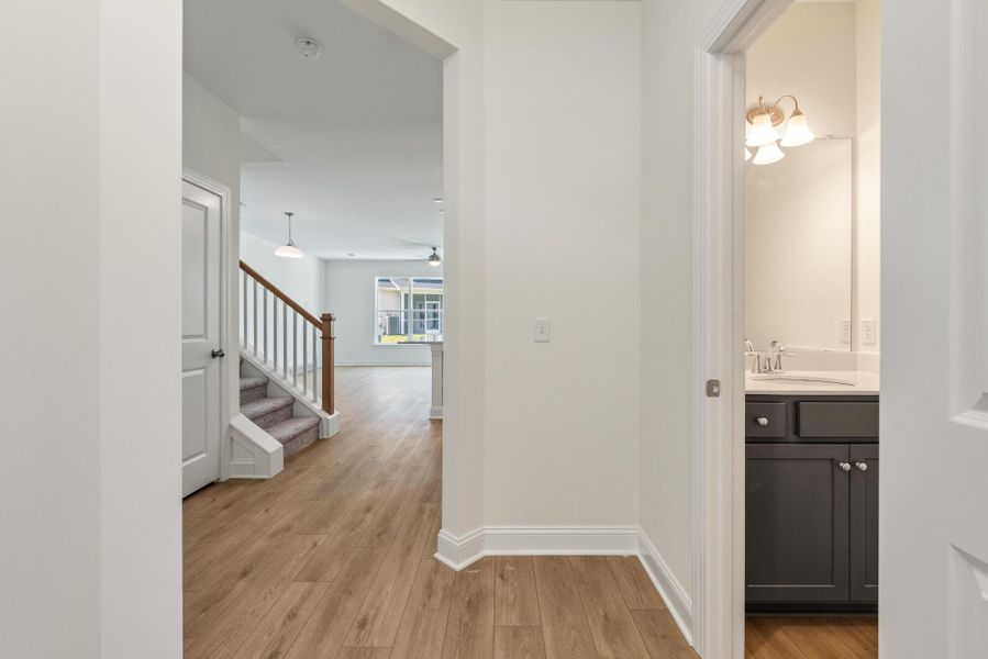 Spacious, unfurnished interior of a new home in The Landings at Montague, Goose Creek (Image 15). Spacious, unfurnished interior of a new home in The Landings at Montague, Goose Creek (Image 15).