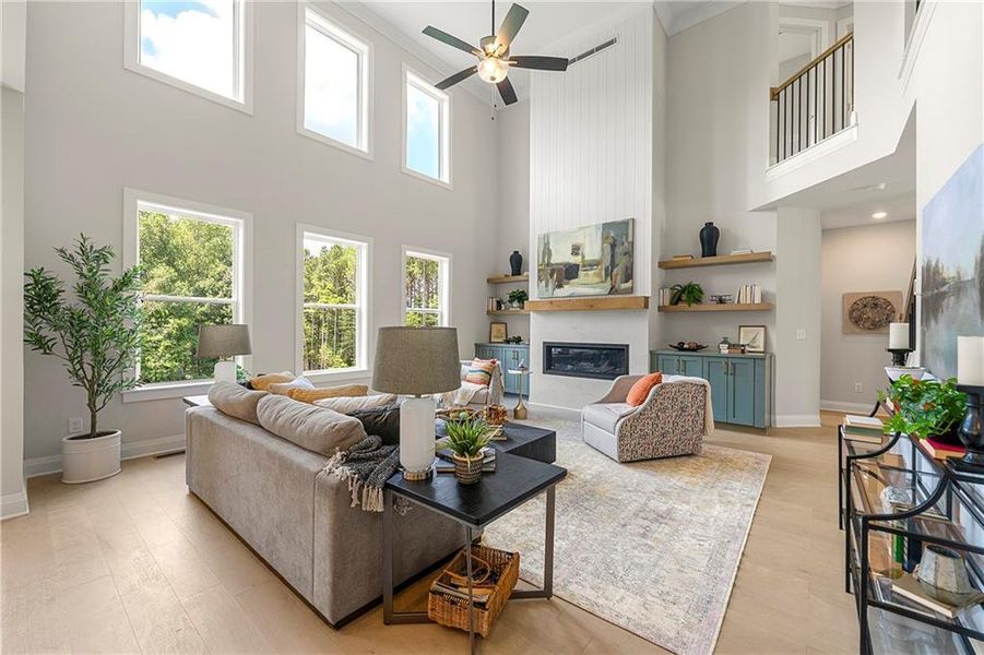 Furnished interior view inside a new home in Sterlington, Canton (Image 12).