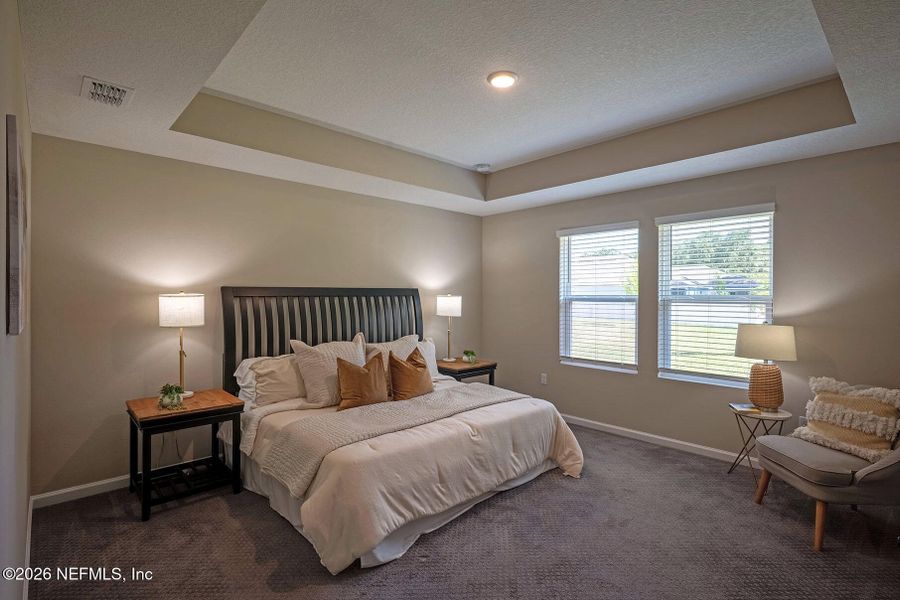 Furnished interior view inside a new home in Edinburgh Village, Jacksonville (Image 36).
