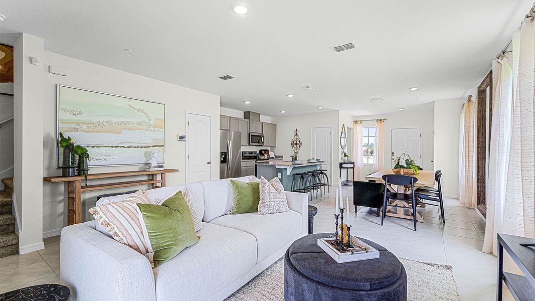 Furnished interior view inside a new home in Windrose, Apopka (Image 14).