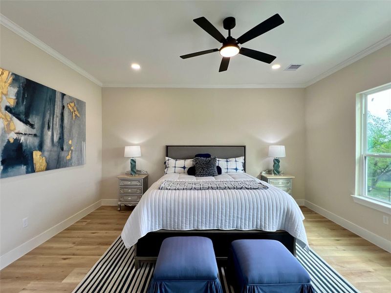 Furnished interior view inside a new home in , Houston (Image 8).