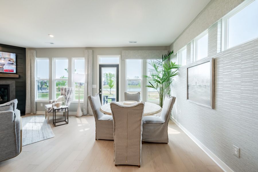 Representative furnished interior of a home built from the Amelia by Fischer Homes in Easton Park, Dallas (Image 49).