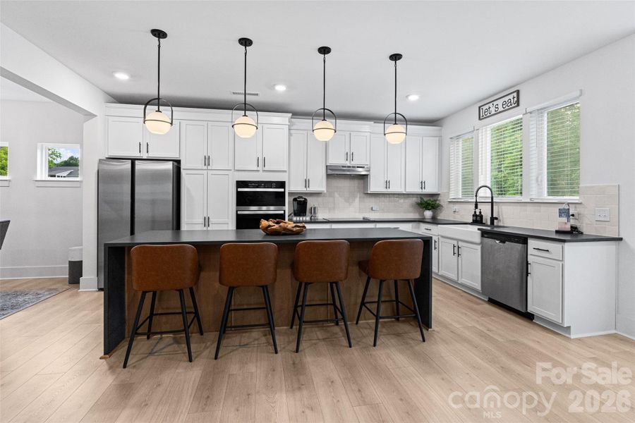 Furnished interior view inside a new home in , Statesville (Image 11).