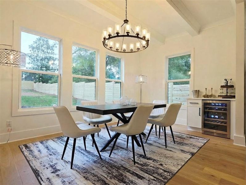 Furnished interior view inside a new home in , Atlanta (Image 12).