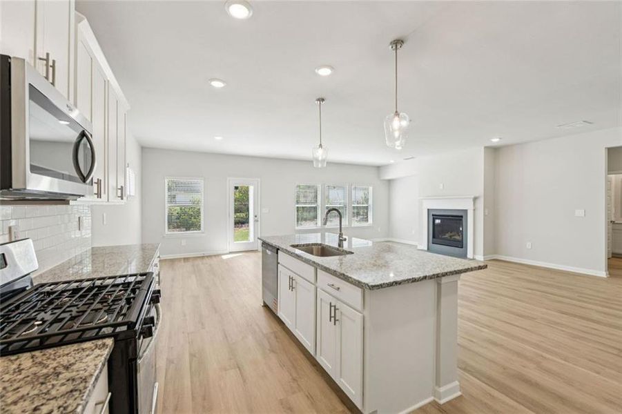 Furnished interior view inside a new home in Martin Springs - Estate Series, Lawrenceville (Image 9). Furnished interior view inside a new home in Martin Springs - Estate Series, Lawrenceville (Image 9).