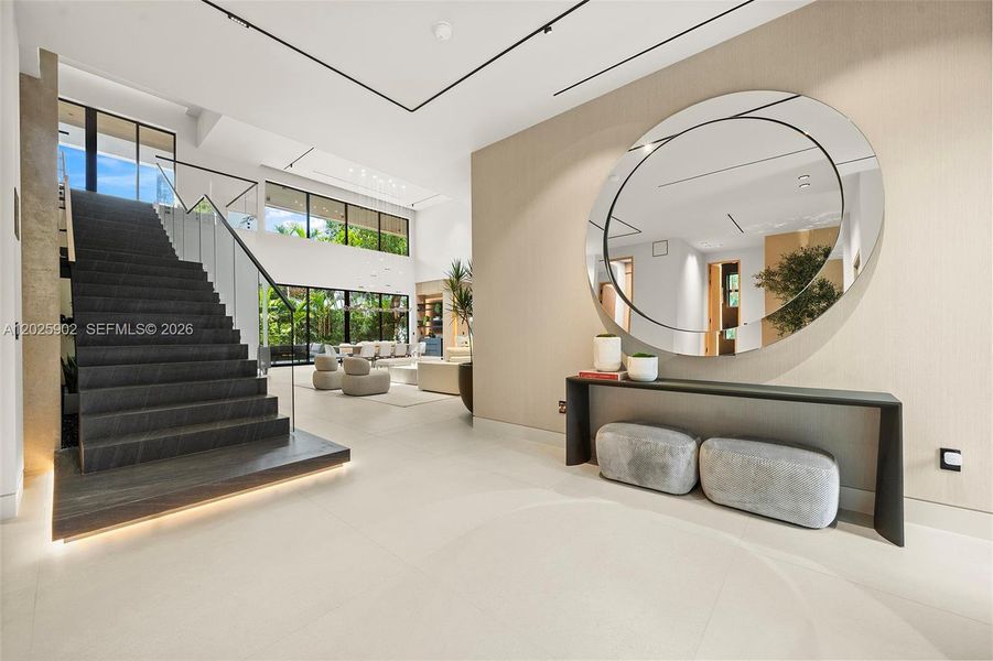 Furnished interior view inside a new home in , Miami (Image 16). Furnished interior view inside a new home in , Miami (Image 16).