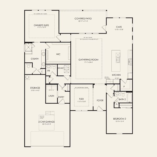 2D floor plan layout for the Stellar by Del Webb in Sun City Texas, Georgetown, TX (Image 4). 2D floor plan layout for the Stellar by Del Webb in Sun City Texas, Georgetown, TX (Image 4).