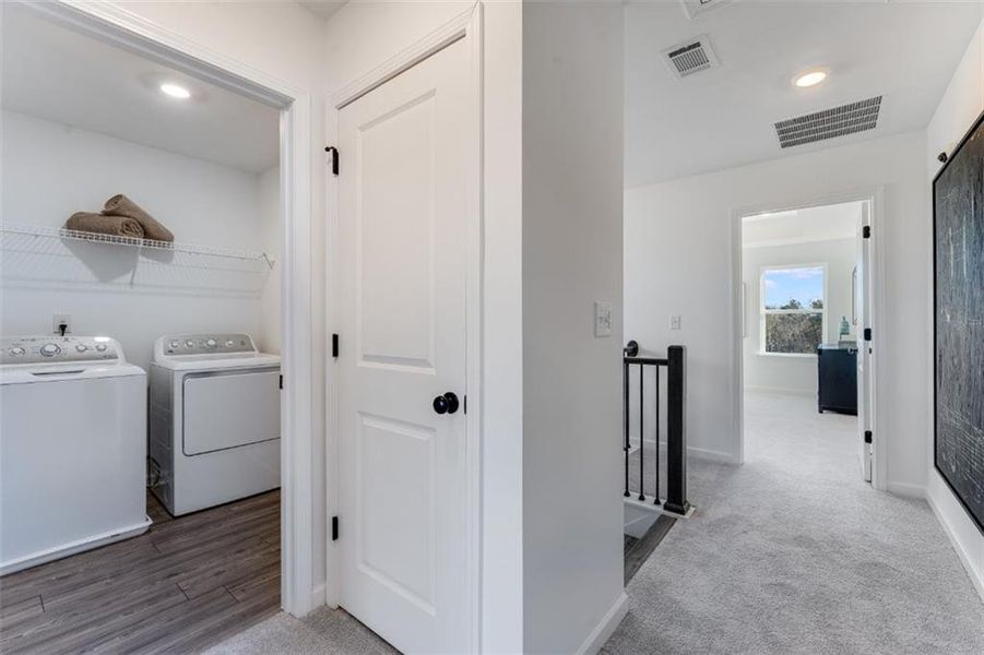 Furnished interior view inside a new home in Hampton Trace, Marietta (Image 18). Furnished interior view inside a new home in Hampton Trace, Marietta (Image 18).