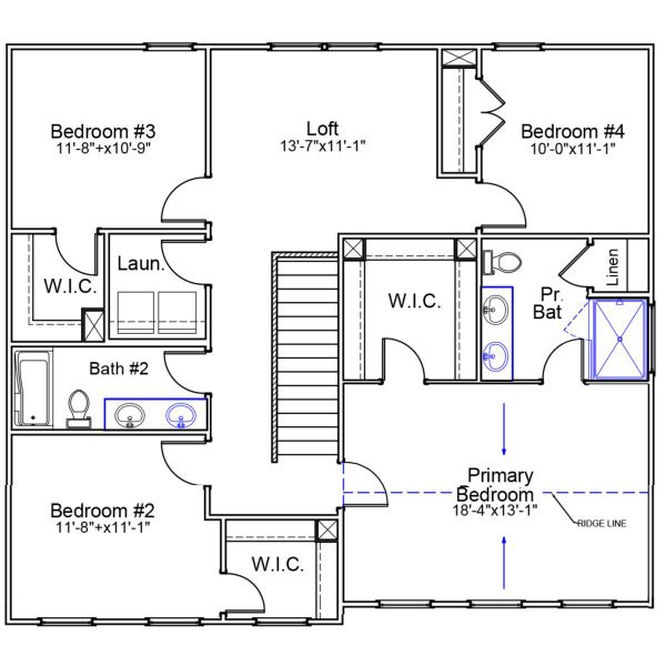 2D floor plan layout of this home in Winston Ridge, Youngsville, NC (Image 3). 2D floor plan layout of this home in Winston Ridge, Youngsville, NC (Image 3).
