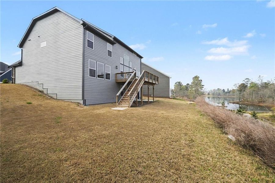 Exterior details and patio area of a home in , Hoschton (Image 24).