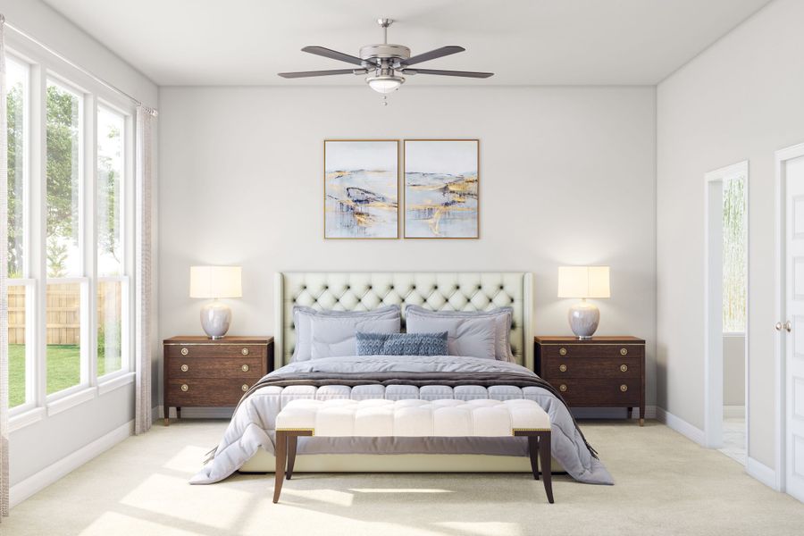 Furnished interior view inside a new home in Trillium, Richmond (Image 7). Furnished interior view inside a new home in Trillium, Richmond (Image 7).