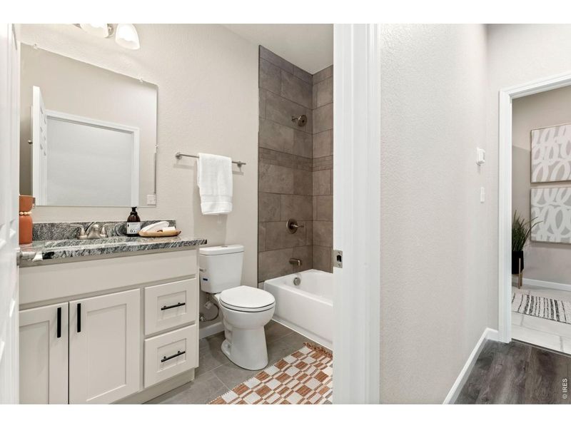 Furnished interior view inside a new home in , Denver (Image 32).