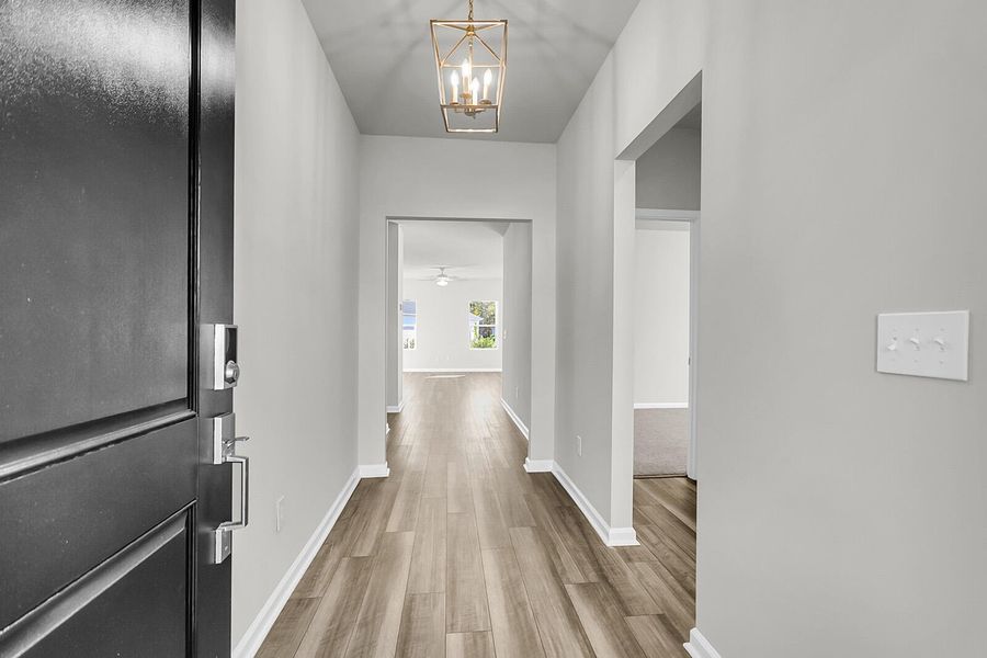 Spacious, unfurnished interior of a new home in Fairway Woods at Wyboo, Manning (Image 22). Spacious, unfurnished interior of a new home in Fairway Woods at Wyboo, Manning (Image 22).