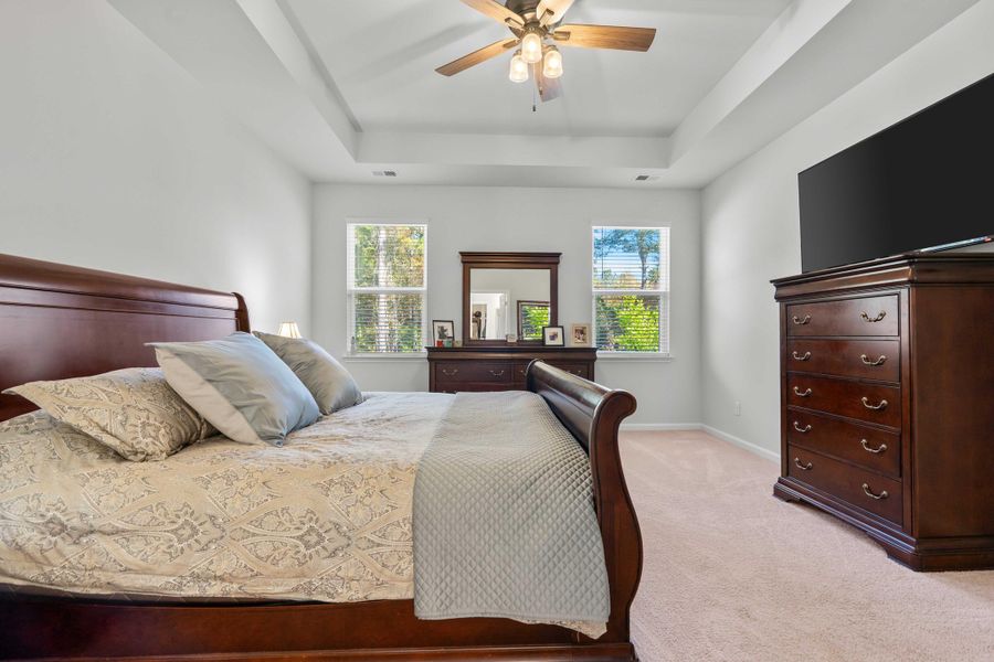 Furnished interior view inside a new home in French Quarter Creek, Huger (Image 35).