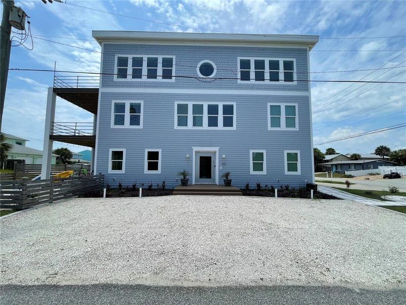Exterior details and patio area of a home in , Flagler Beach (Image 2). Exterior details and patio area of a home in , Flagler Beach (Image 2).