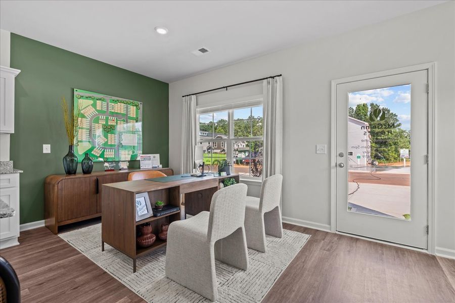 Furnished interior view inside a new home in Clarke Townes, Anderson (Image 4).
