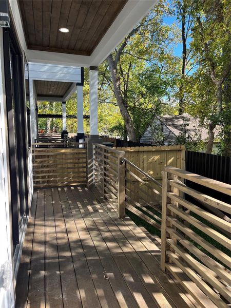 Covered back patio Covered back patio