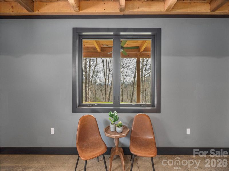 Exterior details and patio area of a home in , Waynesville (Image 24).