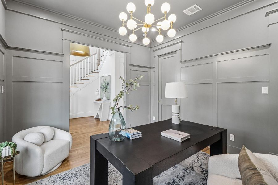 Furnished interior view inside a new home in , Houston (Image 7).