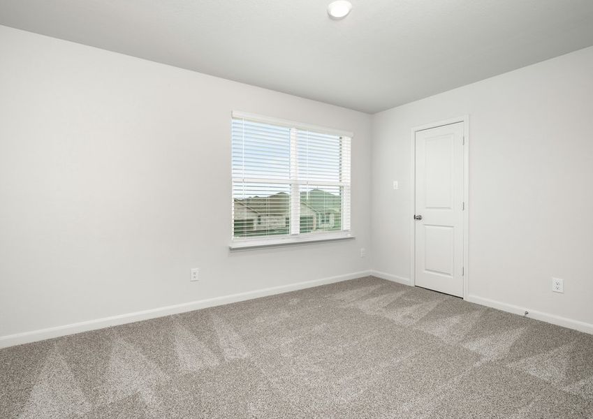 The secondary bedrooms are great spaces for children's bedrooms or guest rooms.