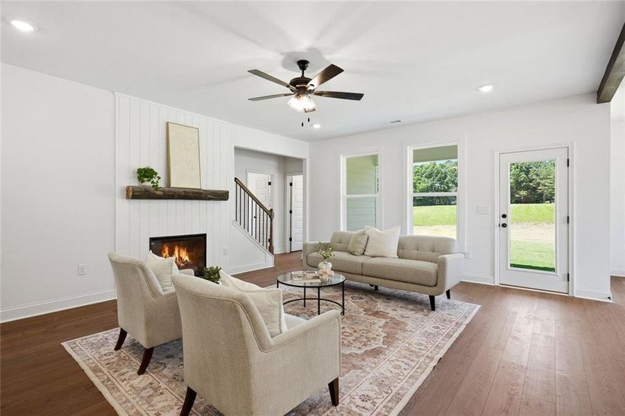 Furnished interior view inside a new home in , Mansfield (Image 21). Furnished interior view inside a new home in , Mansfield (Image 21).
