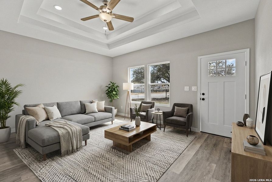 Furnished interior view inside a new home in , San Antonio (Image 9).