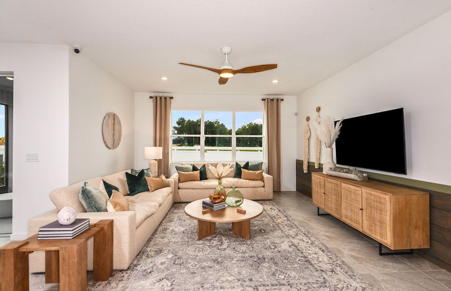 Furnished interior view inside a new home in Evergreen, Thonotosassa (Image 12).