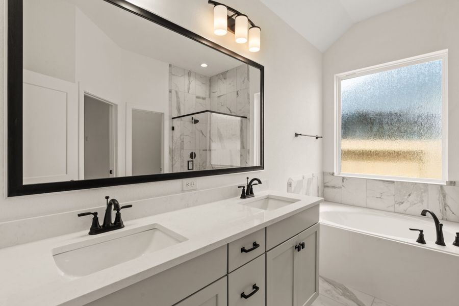 Furnished interior view inside a new home in The Woodlands Hills, Willis (Image 6).