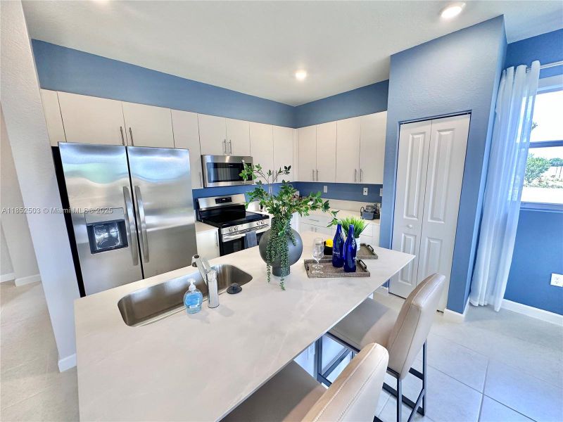 Furnished interior view inside a new home in , Florida City (Image 15).