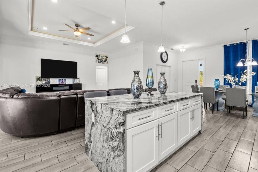 Furnished interior view inside a new home in , Port St. Lucie (Image 15).