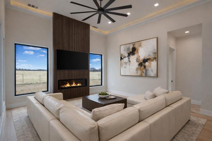 Furnished interior view inside a new home in , Pottsboro (Image 19). Furnished interior view inside a new home in , Pottsboro (Image 19).