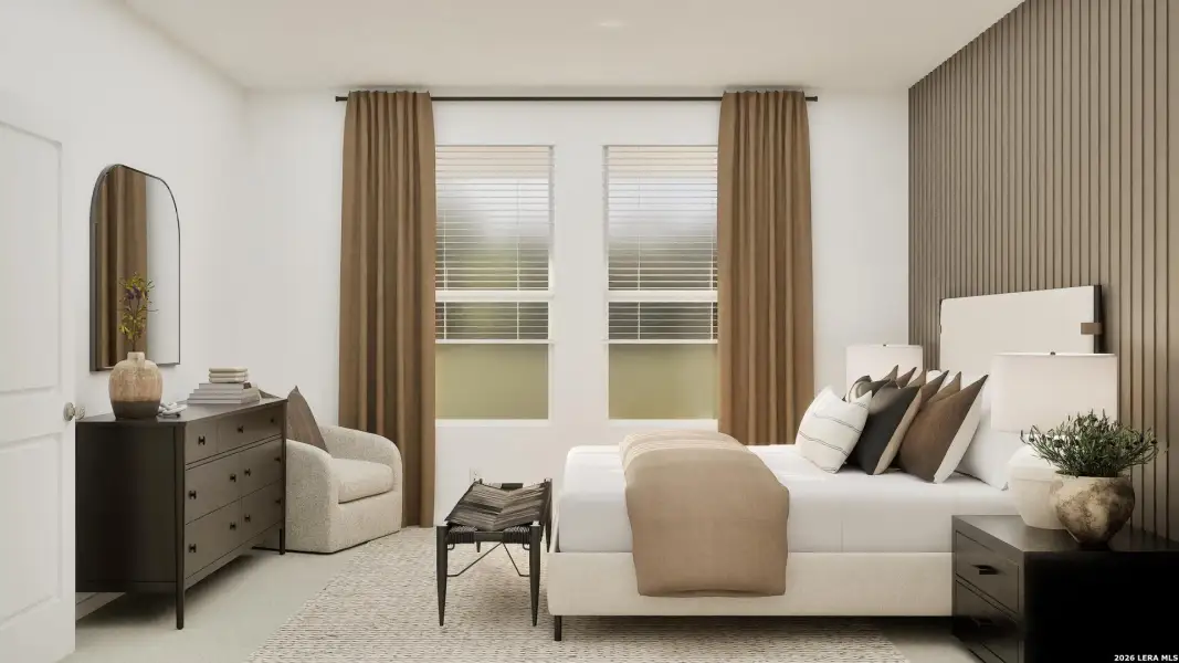 Furnished interior view inside a new home in Navarro Ranch, Seguin (Image 29).