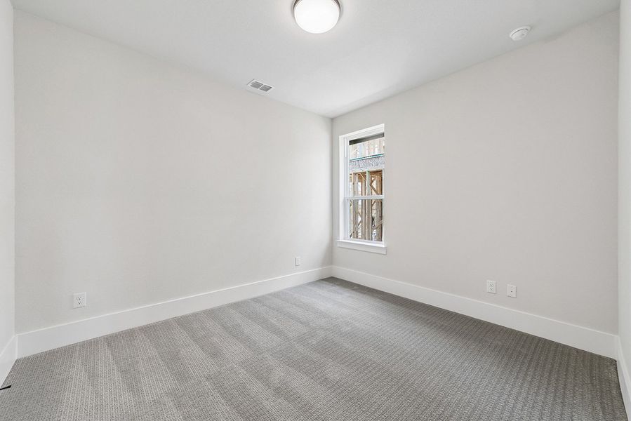 Representative unfurnished interior of a home built from the Kindrick by Landon Homes in Fields - East Village, Frisco (Image 33). Representative unfurnished interior of a home built from the Kindrick by Landon Homes in Fields - East Village, Frisco (Image 33).