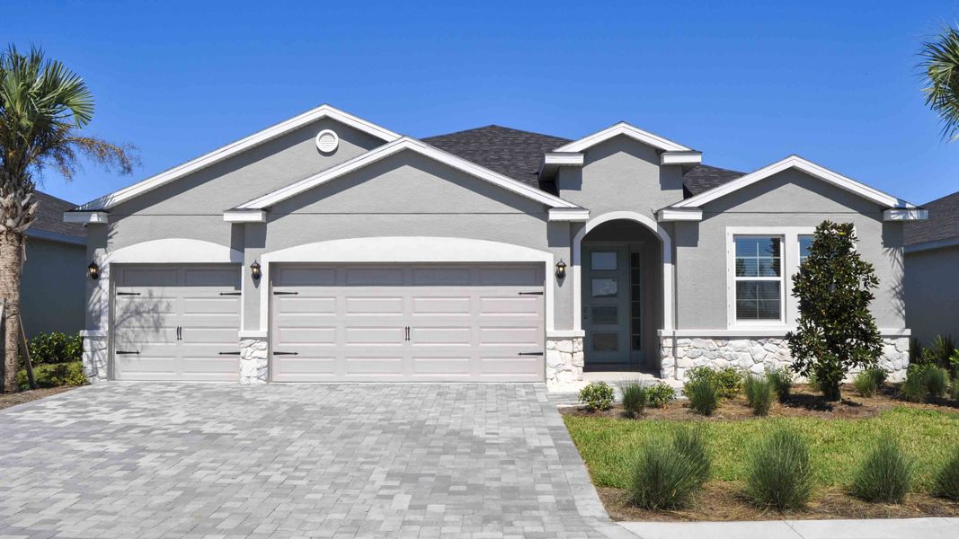 Representative exterior photo of a completed home built from the Destin by D.R. Horton in Legacy Preserve, Parrish, FL (Image 2).