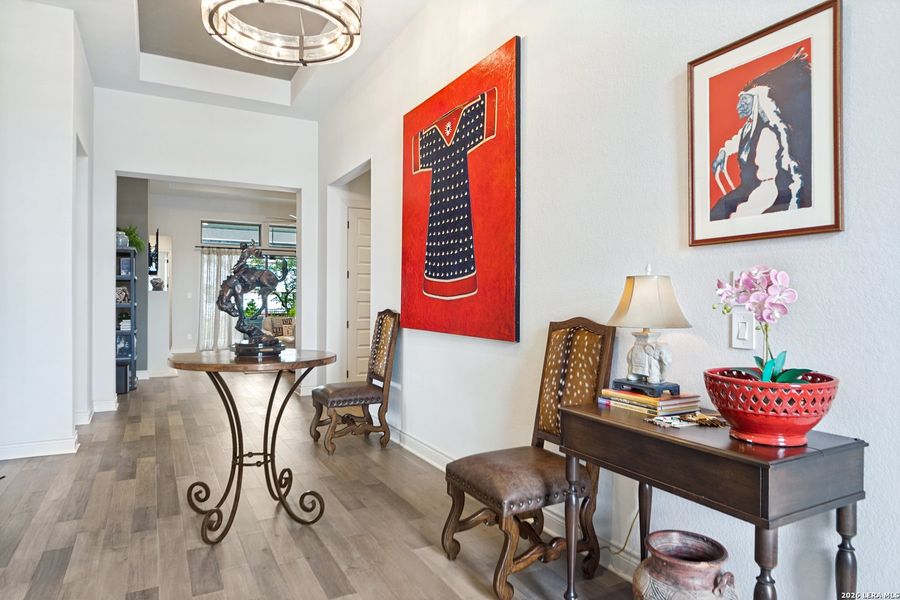 Furnished interior view inside a new home in Esperanza - 80' & 90', Boerne (Image 9).