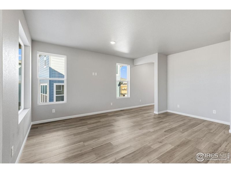 Spacious, unfurnished interior of a new home in Cordovan, Longmont (Image 13). Spacious, unfurnished interior of a new home in Cordovan, Longmont (Image 13).