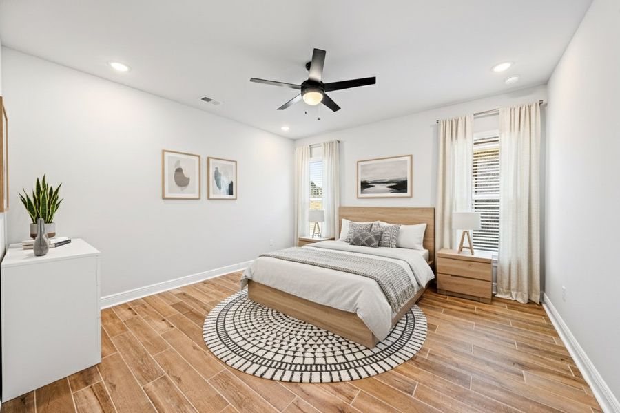 Front exterior of a new home in Natureview, Freeport, FL, highlighting curb appeal (Image 15). Front exterior of a new home in Natureview, Freeport, FL, highlighting curb appeal (Image 15).