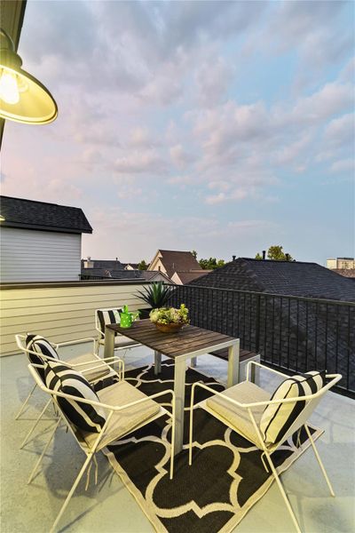 Downtown views from Roof Deck