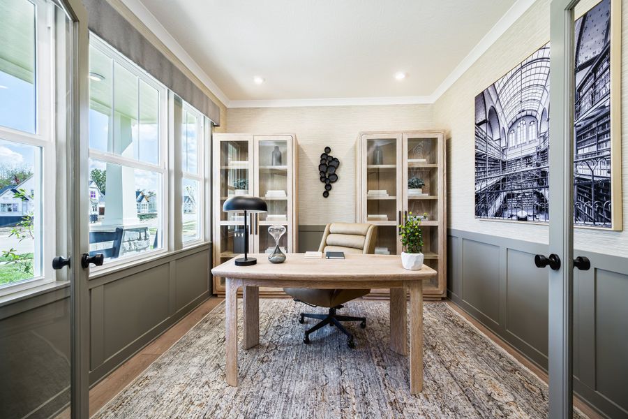 Representative furnished interior of a home built from the Grandin by Fischer Homes in The Dunes at Sandbar, Santa Rosa Beach (Image 8).