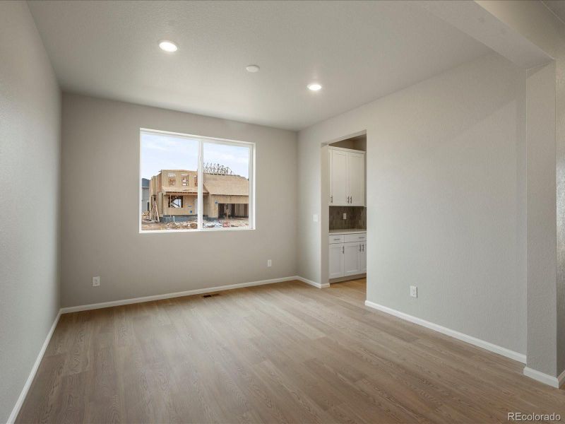 Spacious, unfurnished interior of a new home in Buffalo Highlands: The Canyon Collection, Commerce City (Image 23). Spacious, unfurnished interior of a new home in Buffalo Highlands: The Canyon Collection, Commerce City (Image 23).