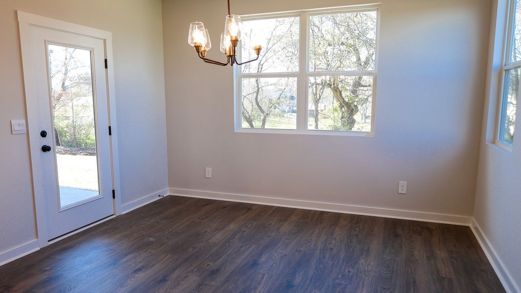 Representative unfurnished interior of a home built from the STONEBROOK II by D.R. Horton in Harvest Point, Spring Hill (Image 40).