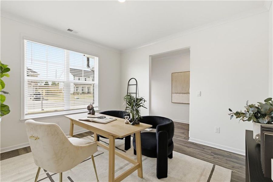 Furnished interior view inside a new home in Independence, Loganville (Image 22).