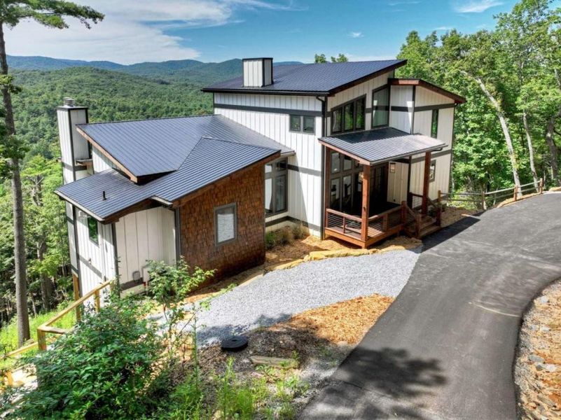 Front exterior of a new home in , Epworth, GA, highlighting curb appeal (Image 29).
